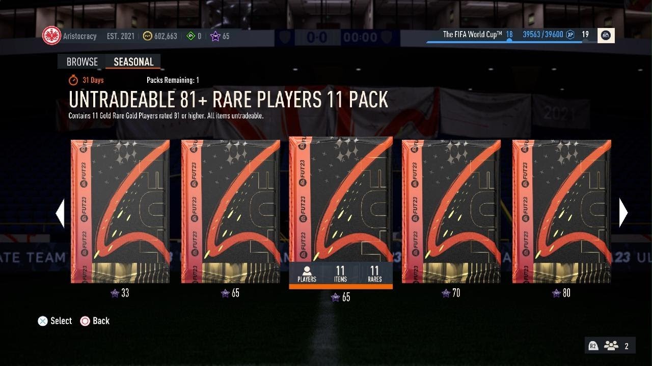 81+ Rare Players Pack YouTube