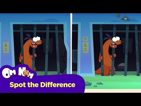 Spot The Difference - Om Nom Stories: The Great Escape (Cut The Rope)