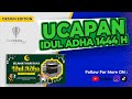 DESAIN MMT/ BENNER / SPANDUK UCAPAN SELAMAT HARI RAYA IDUL ADHA 1444 H