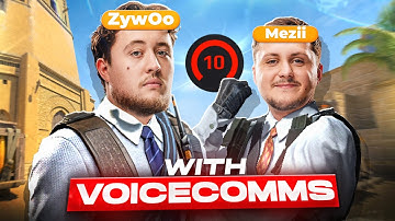 ZYWOO CARRYING IN FACEIT WITH MEZII!! (+VOICECOMMS)