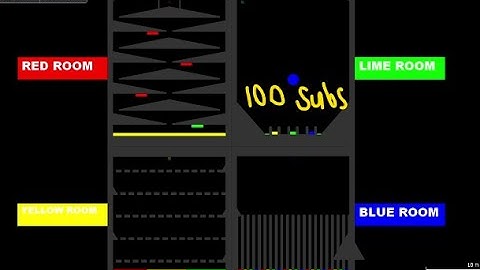 100 Subscribers Marble Race FINAL (in Algodoo)