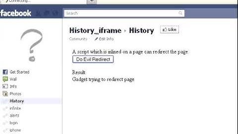 Facebook Evil Redirect