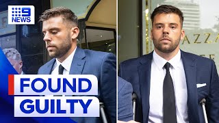 Kristina Keneally's police officer son found guilty of false evidence | 9 News Australia