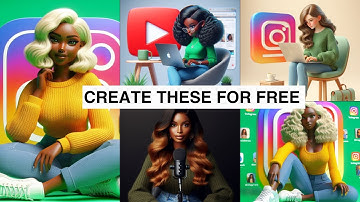 How to generate and create 3d AI Social media images for free using Microsoft Bing | Full Tutorial