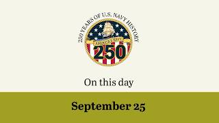 September 25 @usnhistory