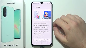 Samsung Galaxy A26 5G: How to Factory Reset