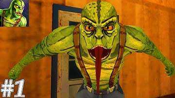 The Lizard Man Gameplay Walkthrough Part 1 - Escape the Lizard Man (Android,ios)