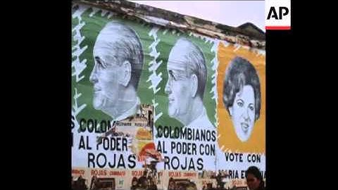 SYND 19/4/70 ELECTION ACTIVITY ON THE EVE OF THE POLL TO CHOOSE A NEW PRESIDENT