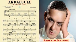 Ernesto Lecuona (Andalucia) Liberace Piano Transcription