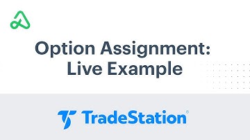 Option Assignment (Live Example) w/ TradeStation