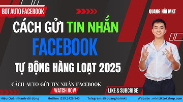 Gửi Tin Nhắn Hàng Loạt Trên Messenger | Cách Auto Gửi Tin Nhắn Facebook