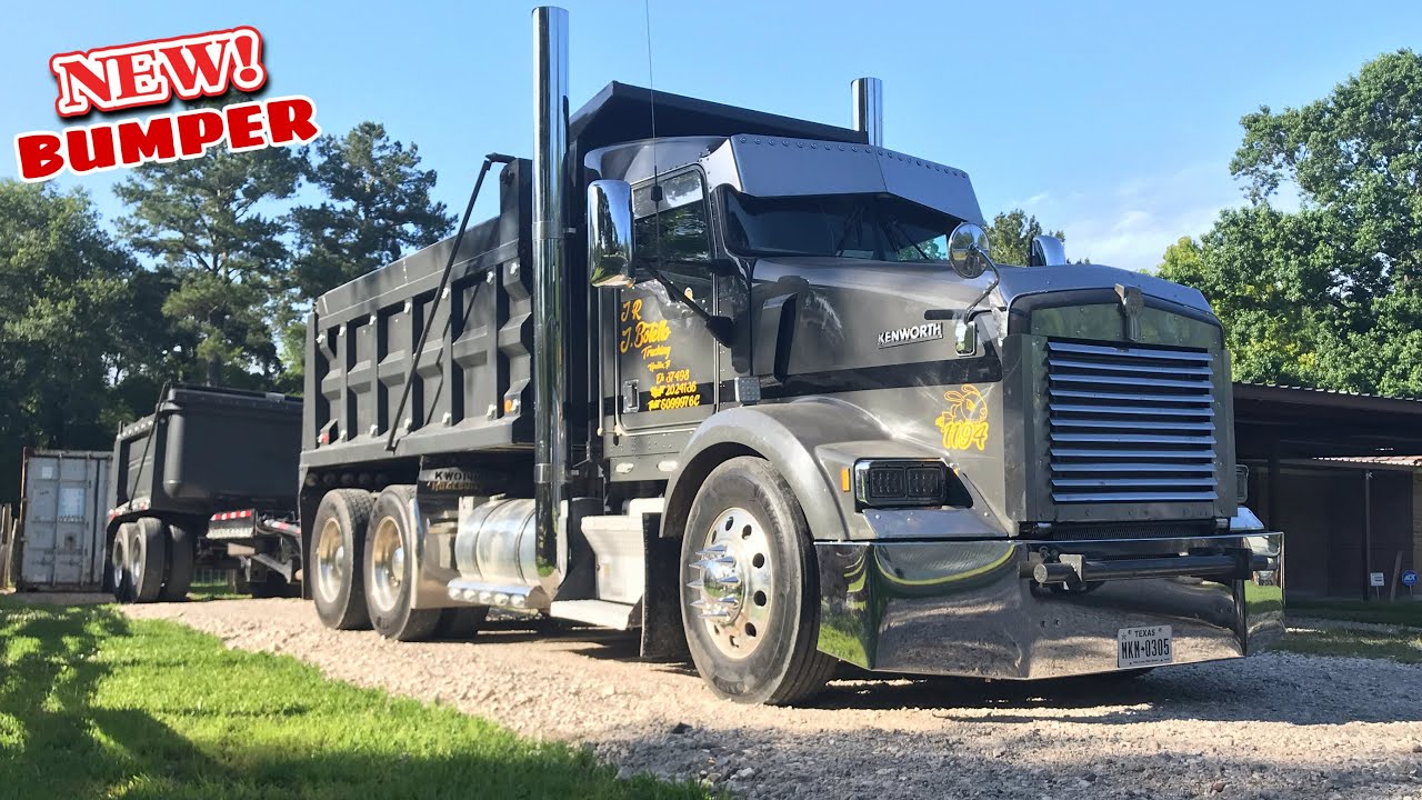 Custom Kenworth T800 Dump Truck New Chrome Bumper For My Kenworth