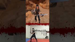 REAL swordsman plays Blade & Sorcery VR! #shorts #VR screenshot 1