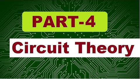 PART 3: Circuit Theory:Examples from previous GATE/ESE/TANGEDCO/TRB EXAMS