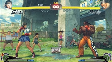 SAKURA VS DEE JAY | CPU VS CPU Ultra Street Fighter IV  (Hardest AI)