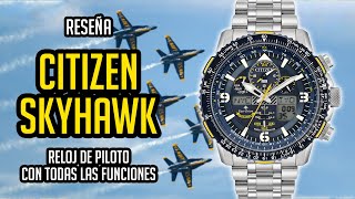 Reseña Citizen Skyhawk Blue Angels Reloj de Aviador Diver Grande Versátil Casual Juvenil Masculino