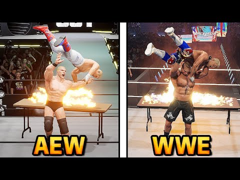 Best Extreme FINISHERS In AEW Fight Forever Vs WWE 2K23 !!!