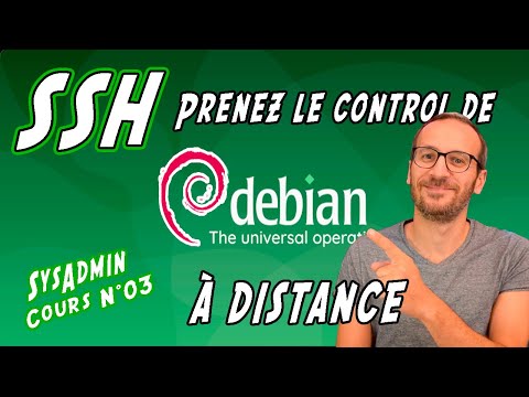 [10] SSH Contrôler à distance Debian 10