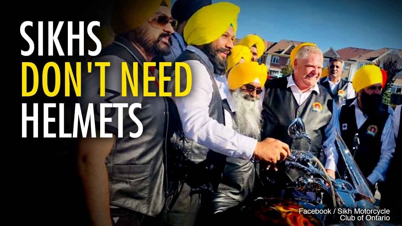 Helmet exemption for Sikh bikers a bad move by Doug Ford David