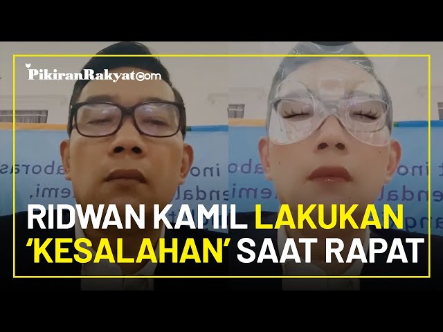 Lakukan 'Kesalahan' Ini saat Rapat, Gubernur Jabar, Ridwan Kamil: Untung Pak Luhut Tidak Melihat
