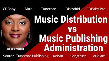 Music Distribution vs Music Publishing Administration