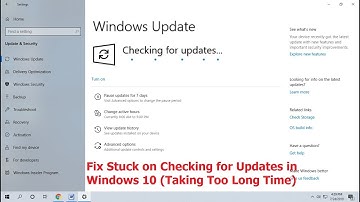 Fix Windows 10 Checking for Update Stuck or Taking Too Long Time