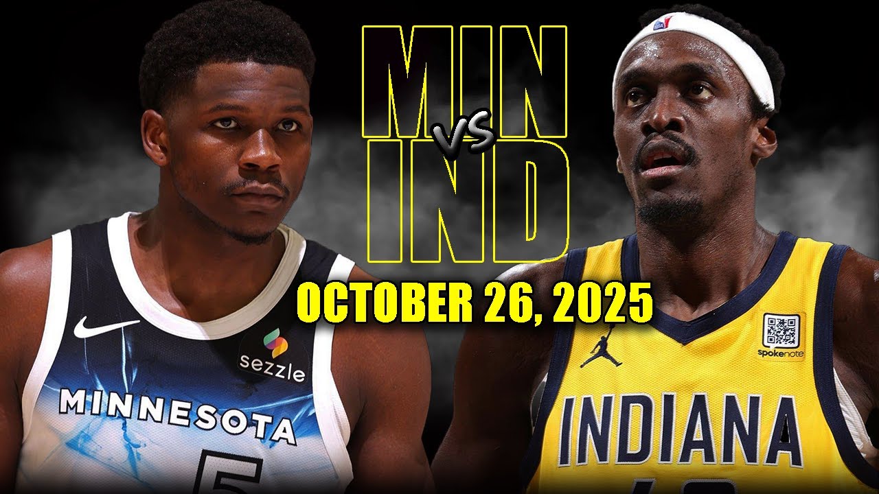 Minnesota Timberwolves vs Indiana Pacers Full Game Highlights - October 26, 2025 | NBA Season