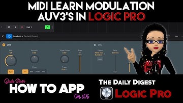 Midi Learn Modulation AUv3
