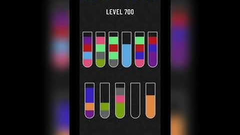 Water sort puzzle level 700