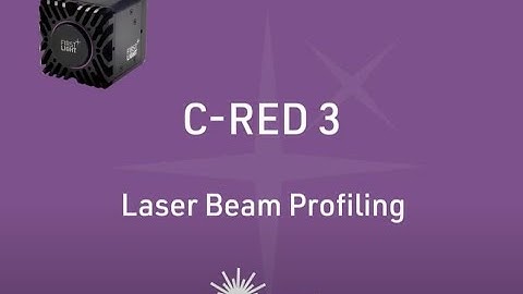 C-RED 3 - High speed SWIR Laser Beam Profiling