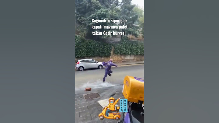 Palet Takan Getir Kuryesi