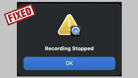 How do you stop screen recording on quicktime player