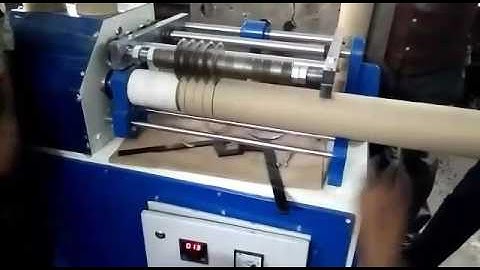 Automatic paper core cutting machine
