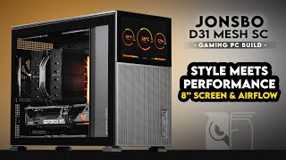 This MATX Case Has an 8” Screen! | Jonsbo D31 Mesh SC Gaming PC Build | Noctua NH-D15S, RTX 4070