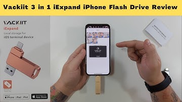 Vackiit 3 in 1 iExpand iPhone Flash Drive Review