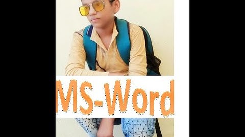 #MS-Word #word Part-01