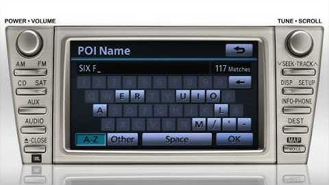 Navigation (input a point of interest by name) Camry Toyota of Slidell