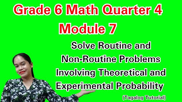 Solve Problems Involving Theoretical and Experimental Probability|Math 6 Quarter 4 Module 7 #maths