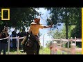 El increble deporte del tiro con arco a caballo  national geographic en espaol