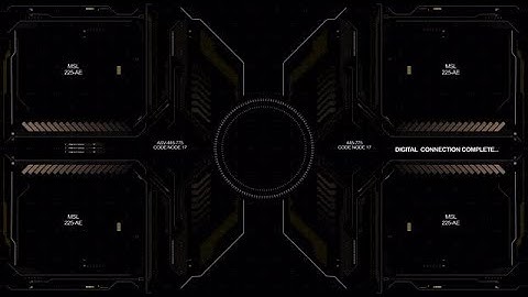 High-tech HUD Interface  Stock Motion Graphics