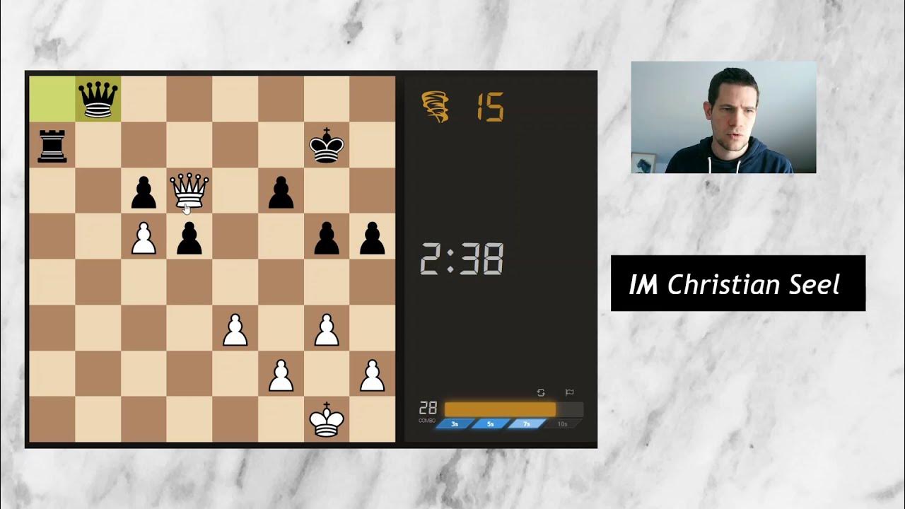 85 Puzzle Storm with Comments on Lichess YouTube