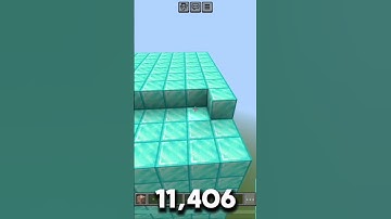 Day 9 of adding one diamond block per subscriber in Minecraft until we hit 100k subs #minecraft