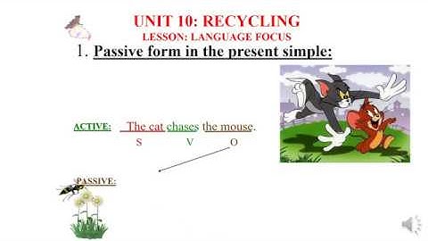 TIẾNG ANH 8 ( 7 NĂM) - UNIT 10: LANGUAGE FOCUS