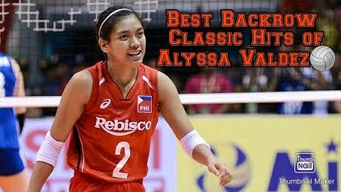 Alyssa Valdez Classic Backrow Attacks