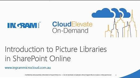 Introduction to Picture Libraries in SharePoint Online