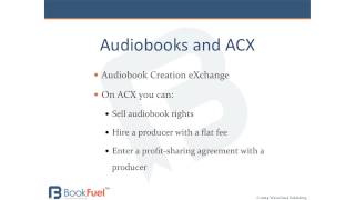 Utilizing Amazons Acx For Audio Book Creation