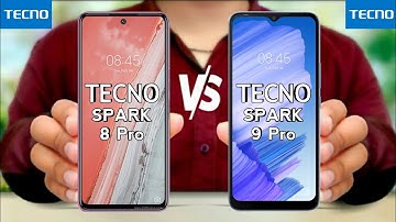 Tecno Spark 8 Pro vs Tecno Spark 9 Pro