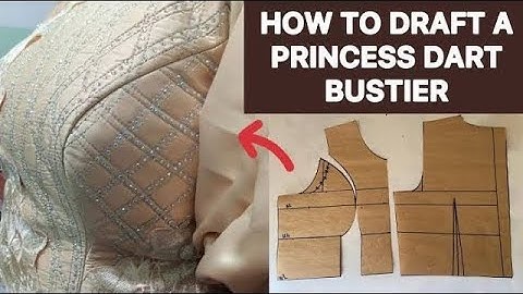 Drafting the Perfect Princess Dart Bustier| Beginners friendly