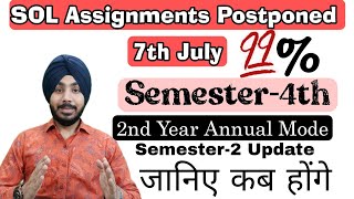 DU-SOL Assignments Postponed होंगे 99.9%| Semeeter-4th | 2nd Year Annual Mode | Jasmeet Classes