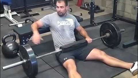 How to Get the Bar Into Position During Hip Thrusts